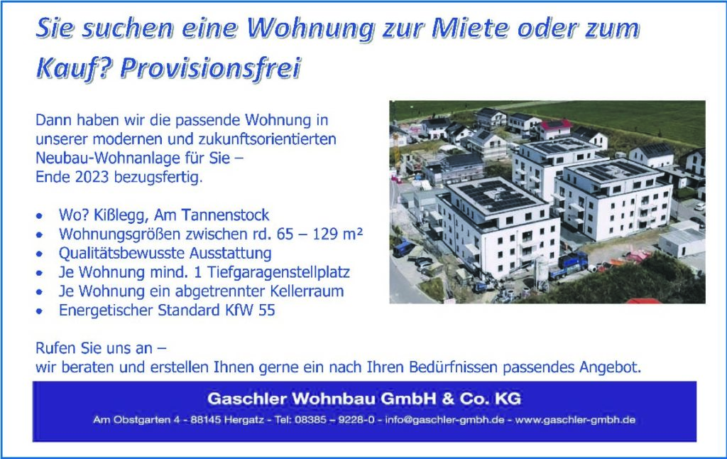 Wohnung zur Miete oder Kauf